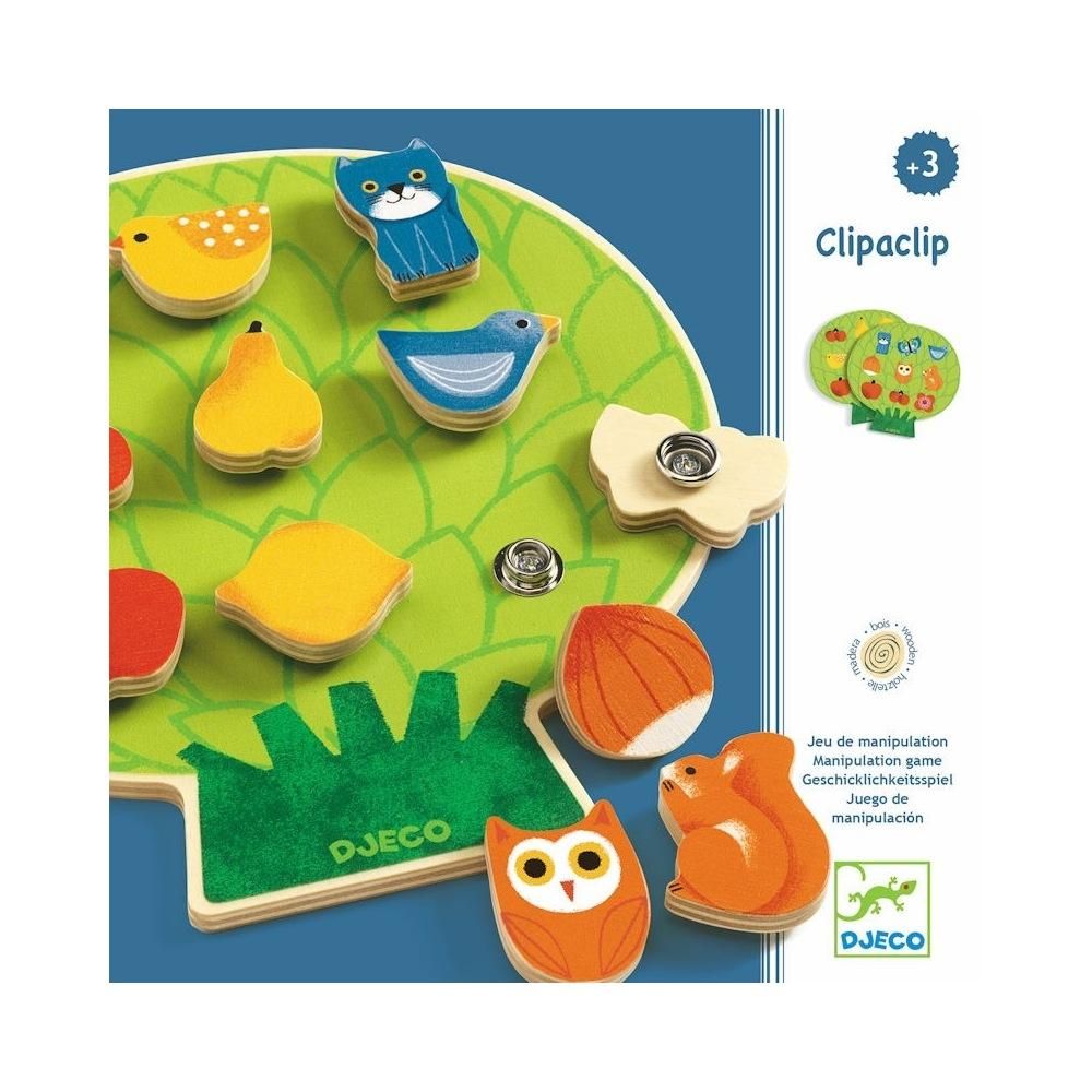 Djeco Clipaclip - Csitt-csatt képkirakó