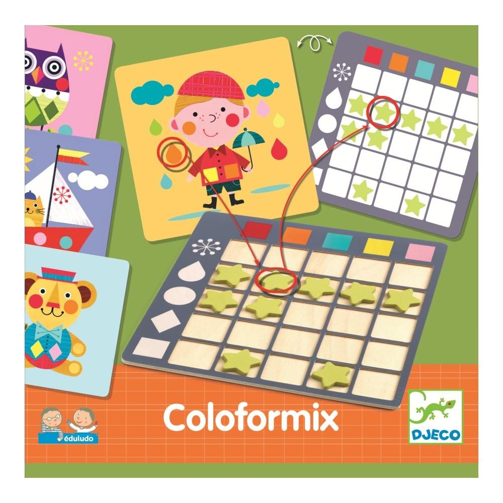 Djeco Coloformix - Kérdezz-felelek formákról és színekről 