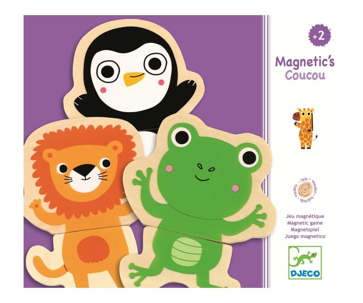 Djeco Coucou - Dzsungelállatok mágneses kirakó
