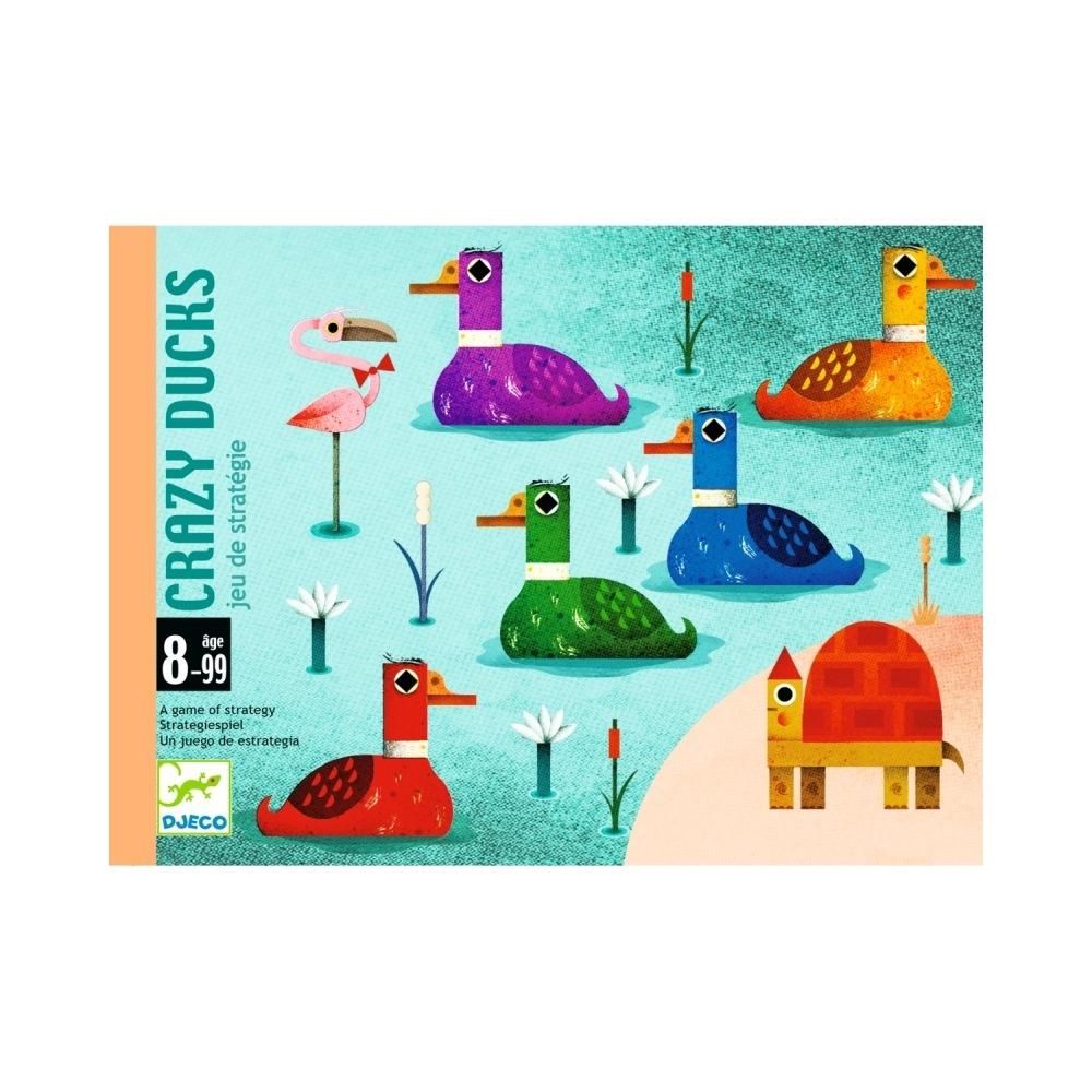 Djeco Crazy Ducks - Logi-kacsa-láb kártyajáték