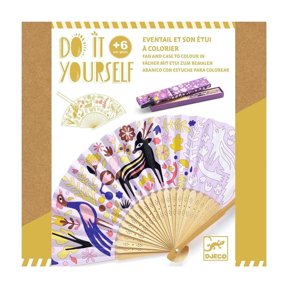 Djeco Csináld magad! Woodland beauty - Erdei szépség legyező