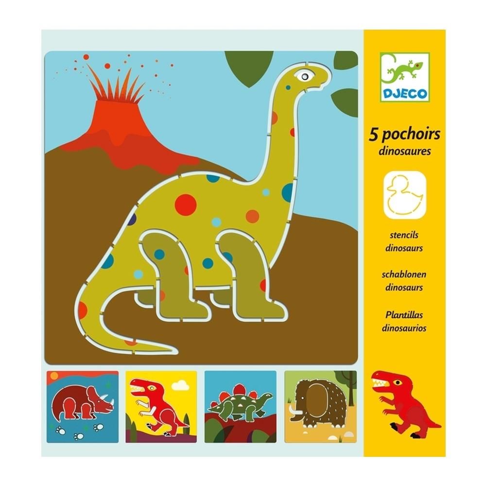 Djeco Dinosaurs - Rajzsablonok, Dínók