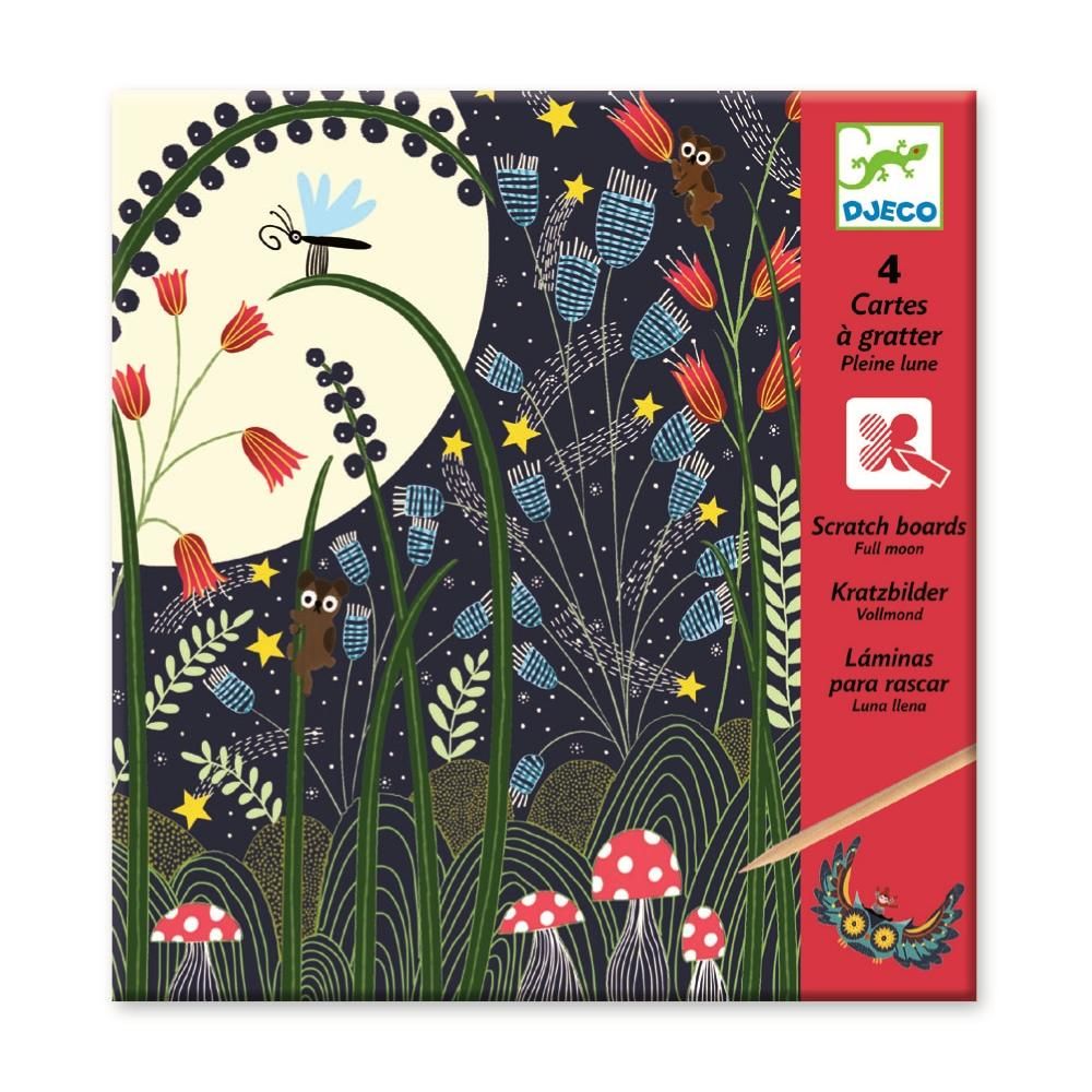 Djeco Full moon - Képkarcoló, Telihold