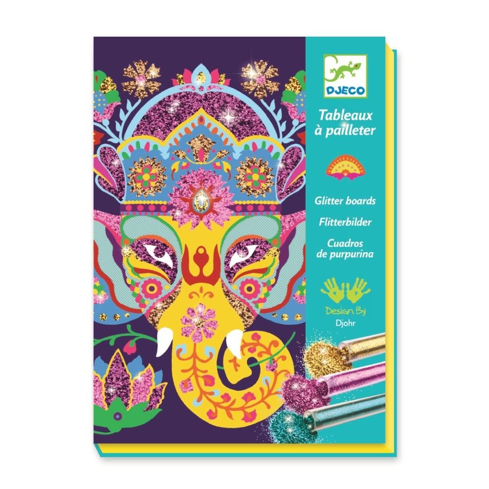 Djeco Glitter animals - Csillámpor kép, Csillogó állatok