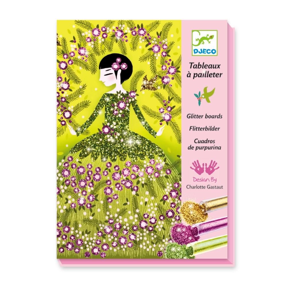 Djeco Glitter dresses - Csillámpor kép, Csillogó ruhák