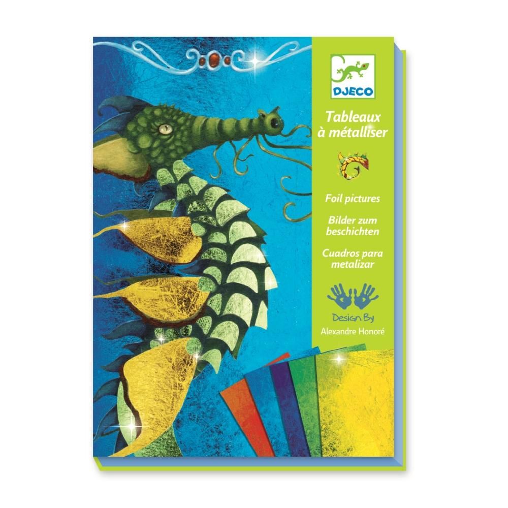 Djeco Guild the dragons - Fémfólia kép, Aranyozd be a sárkányt