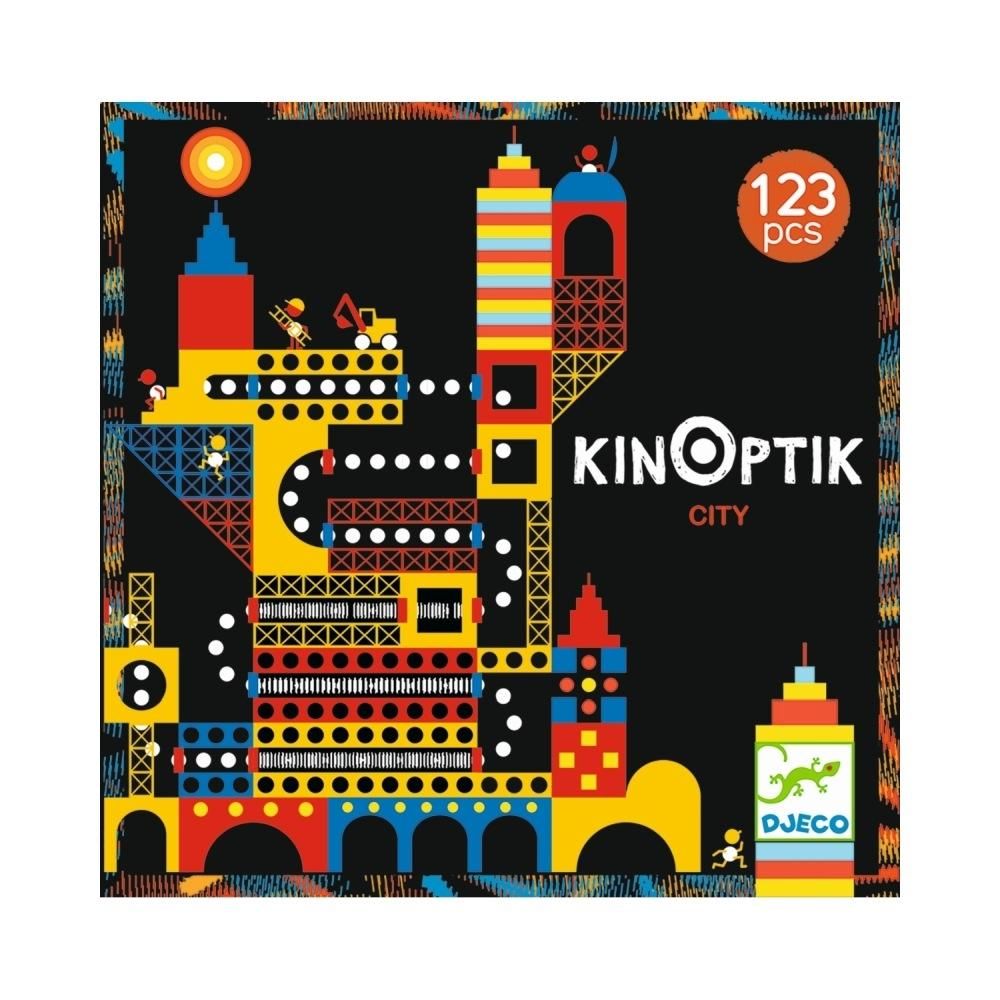 Djeco Kinoptik Ville - Város optikai puzzle, 123 db-os