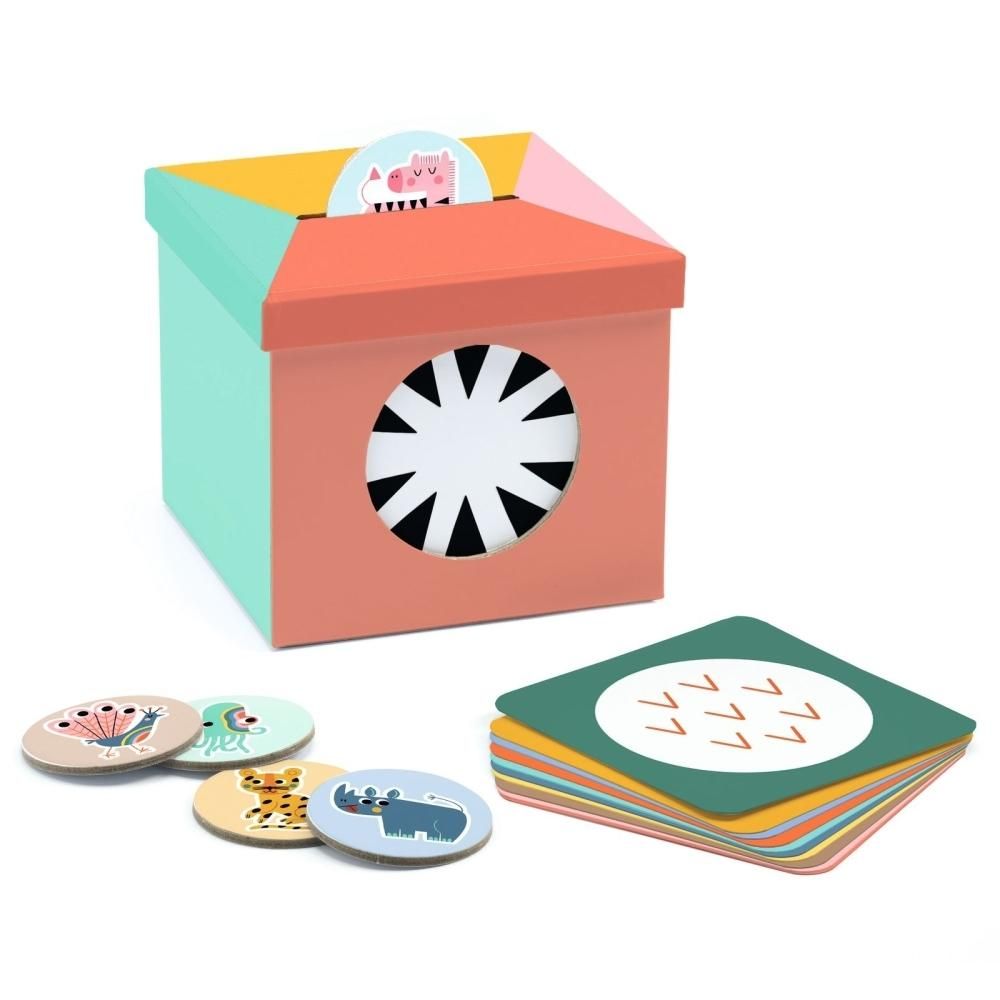 Djeco Kioukoi Animals - Válogatós állatok fejlesztőjáték