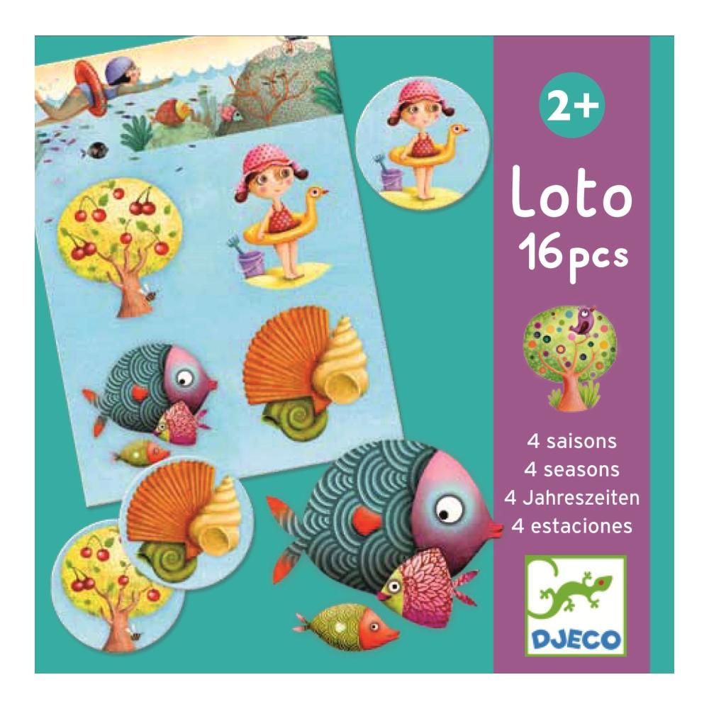 Djeco Lotto 4 seasons - Lottojáték, négy évszak 