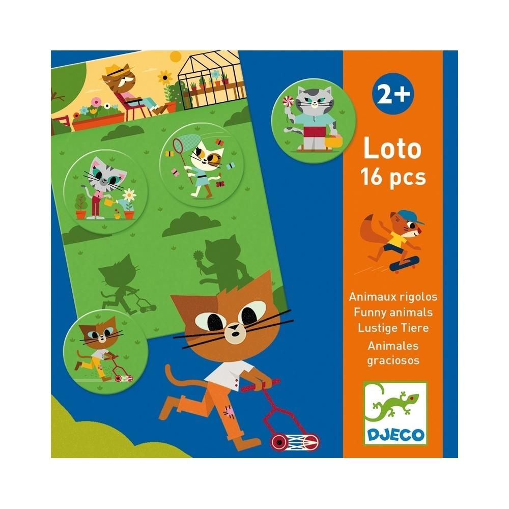 Djeco Lotto Funny animals - Mókás állatok lottojáték