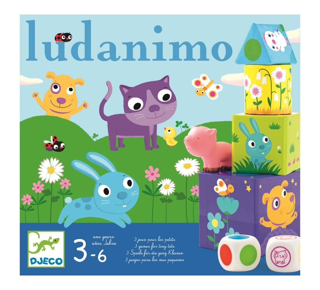 Djeco Ludanimo 3 az 1-ben társasjáték