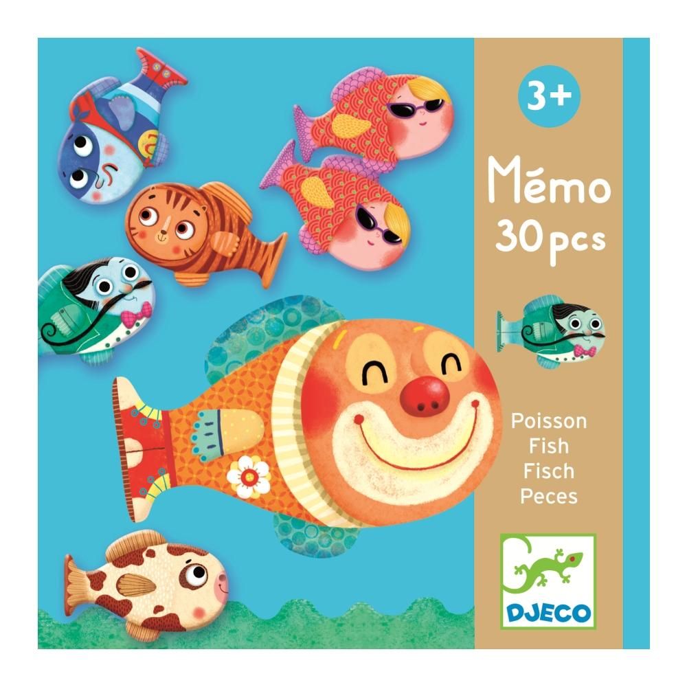 Djeco Memo fish - Halacskás memóriajáték
