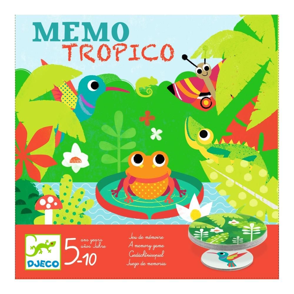 Djeco Mémo Tropico társasjáték