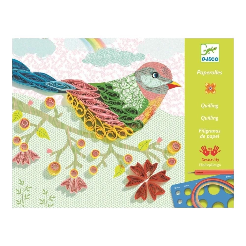 Djeco Művészeti műhely, Spiral seasons - Quilling díszítésű képek