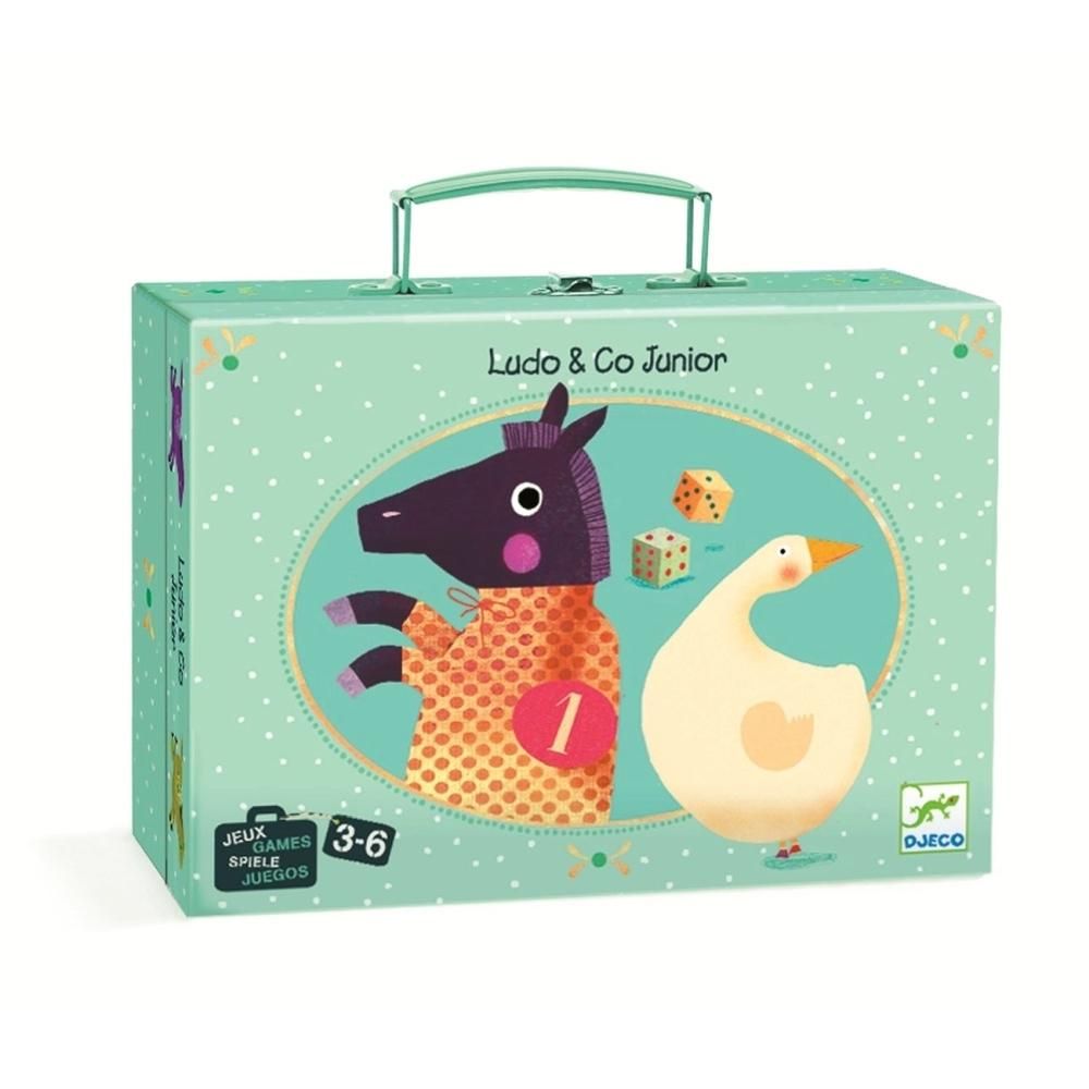 Djeco Nomad Ludo & Co Junior két klasszikus társasjáték