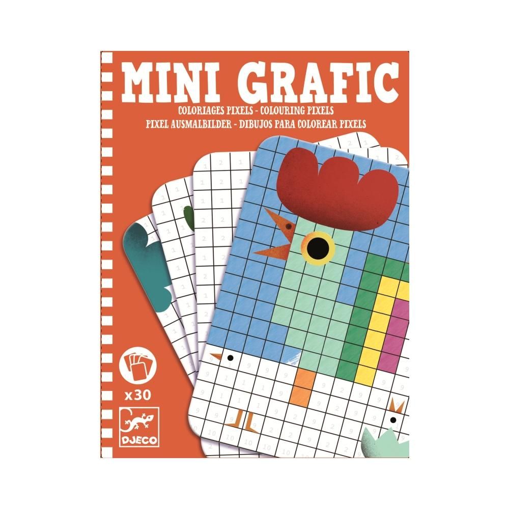 Djeco Pixels - mini színező