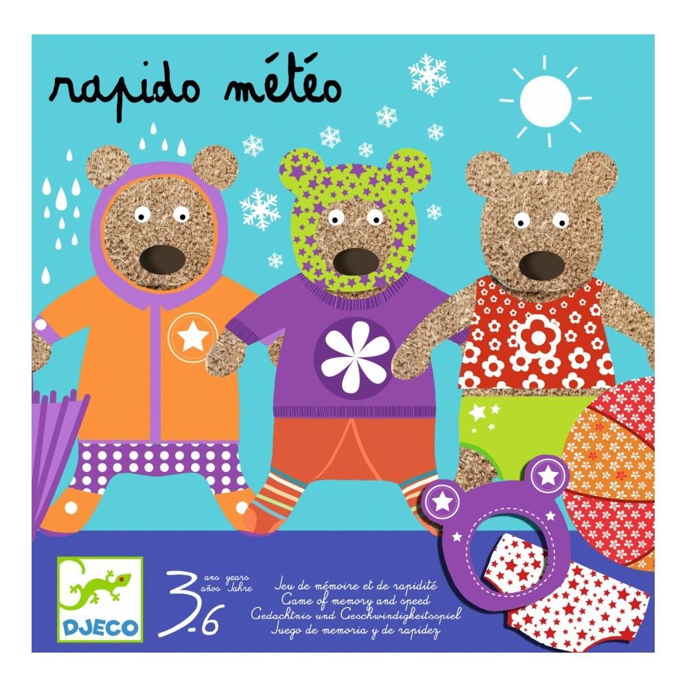 Djeco Rapido Meteo - Gyors meteorológia társasjáték