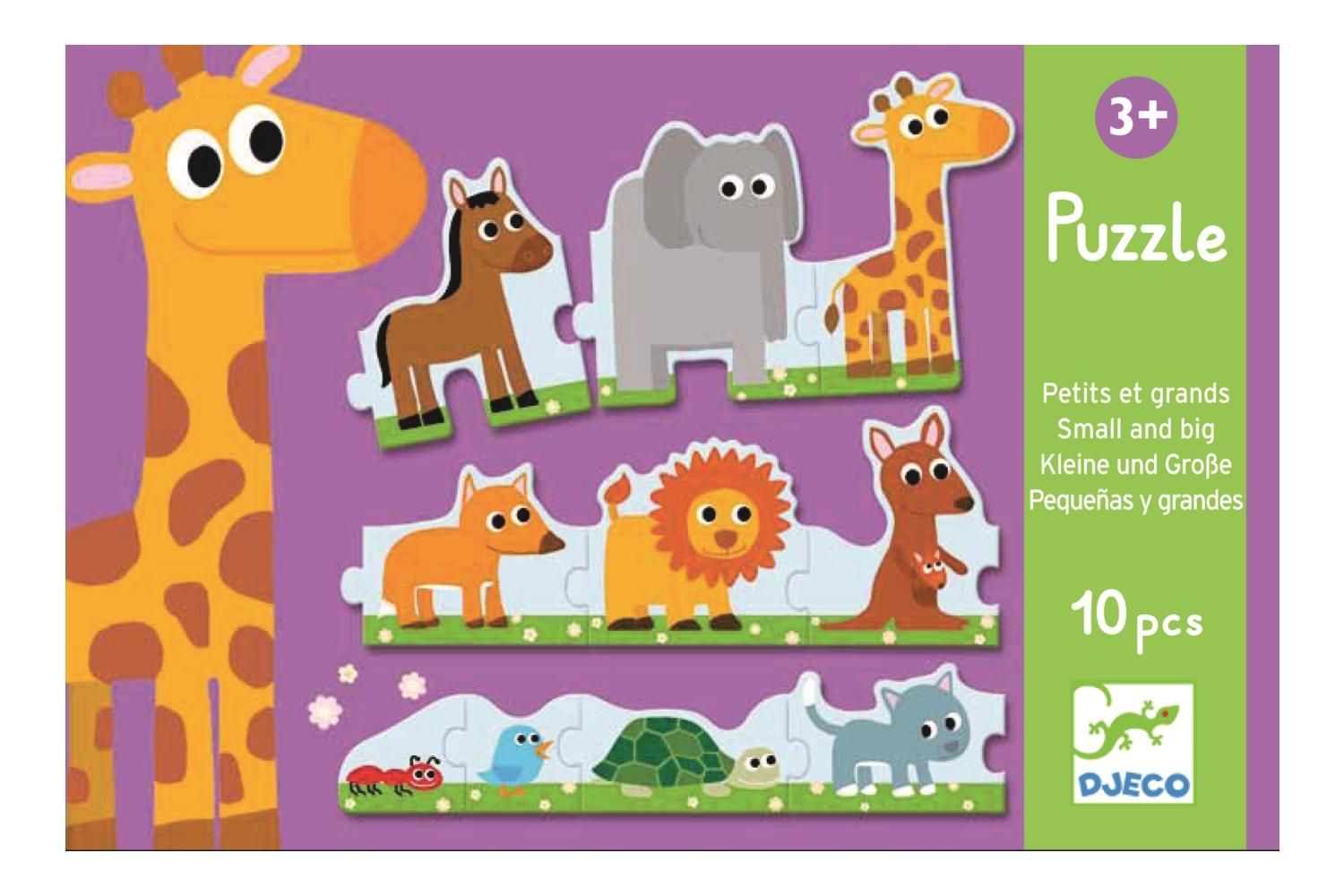 Djeco Small & bigs - Kicsi és nagy sorozat puzzle