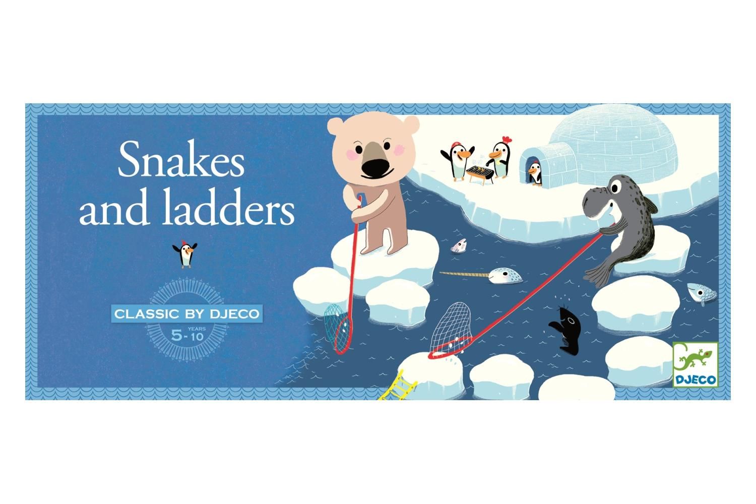 Djeco Snake and ladders - Kígyók és létrák társasjáték