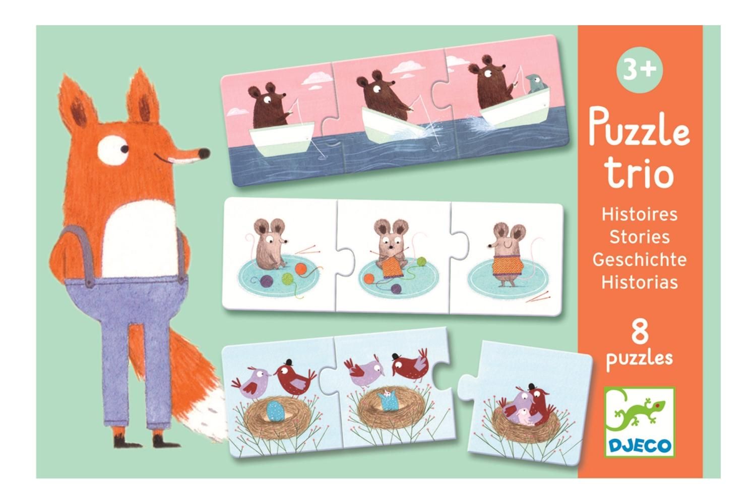 Djeco Stories - Történetek párosító puzzle