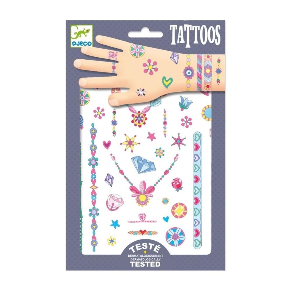 Djeco Tattoos, Jenni's Jewels - Tetováló matricák, Jenni ékszerei