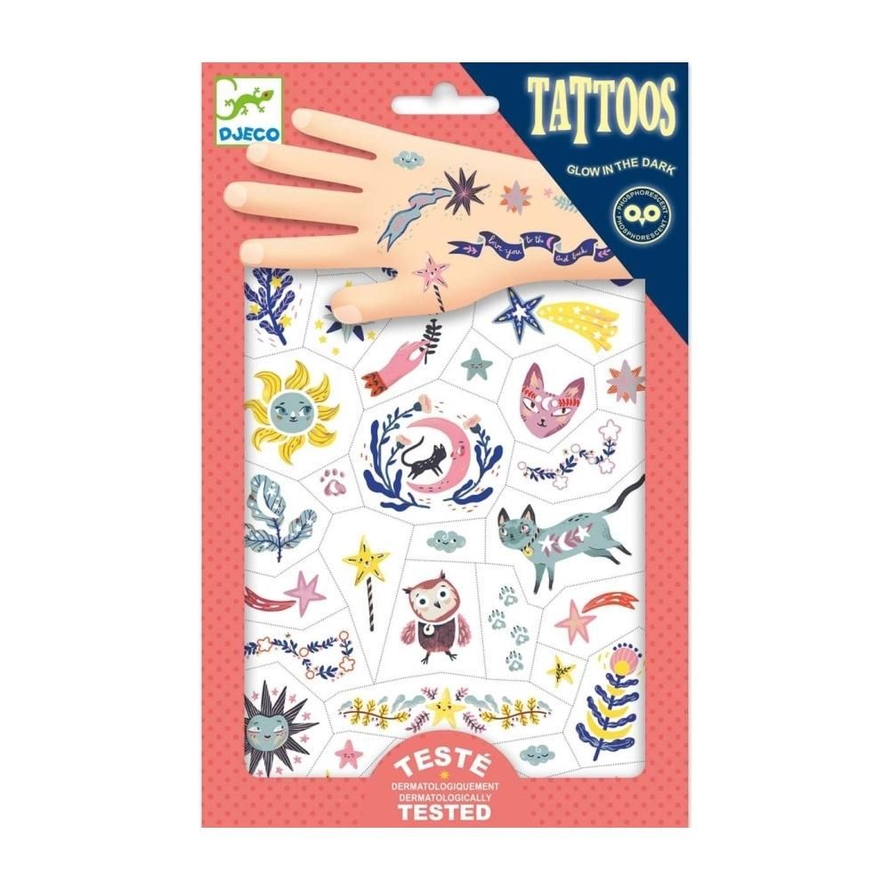 Djeco Tattoos, Sweet dreams - Tetováló matricák, Édes álom