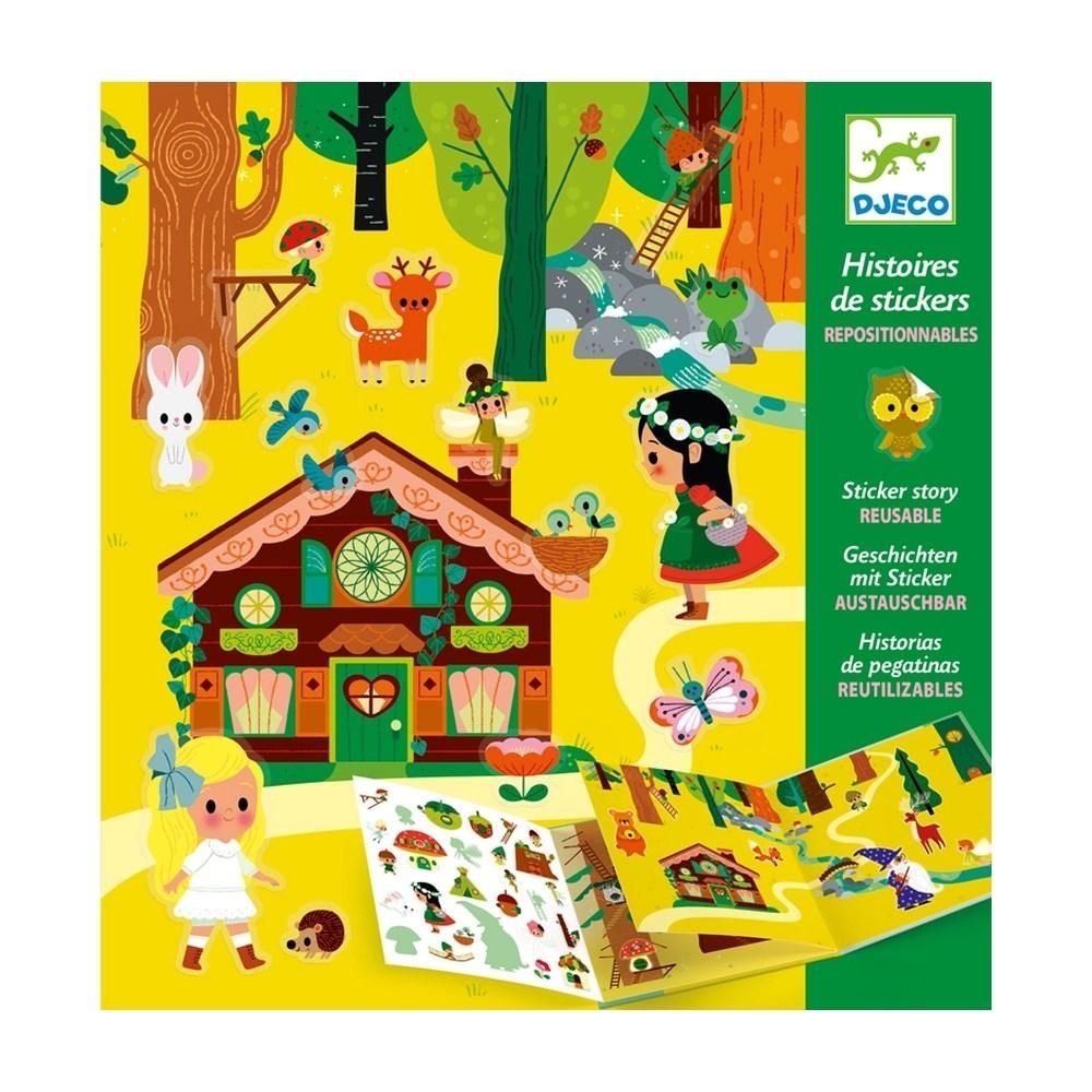 Djeco The magical forest - Matricás meseszövés, A varázslatos erdő