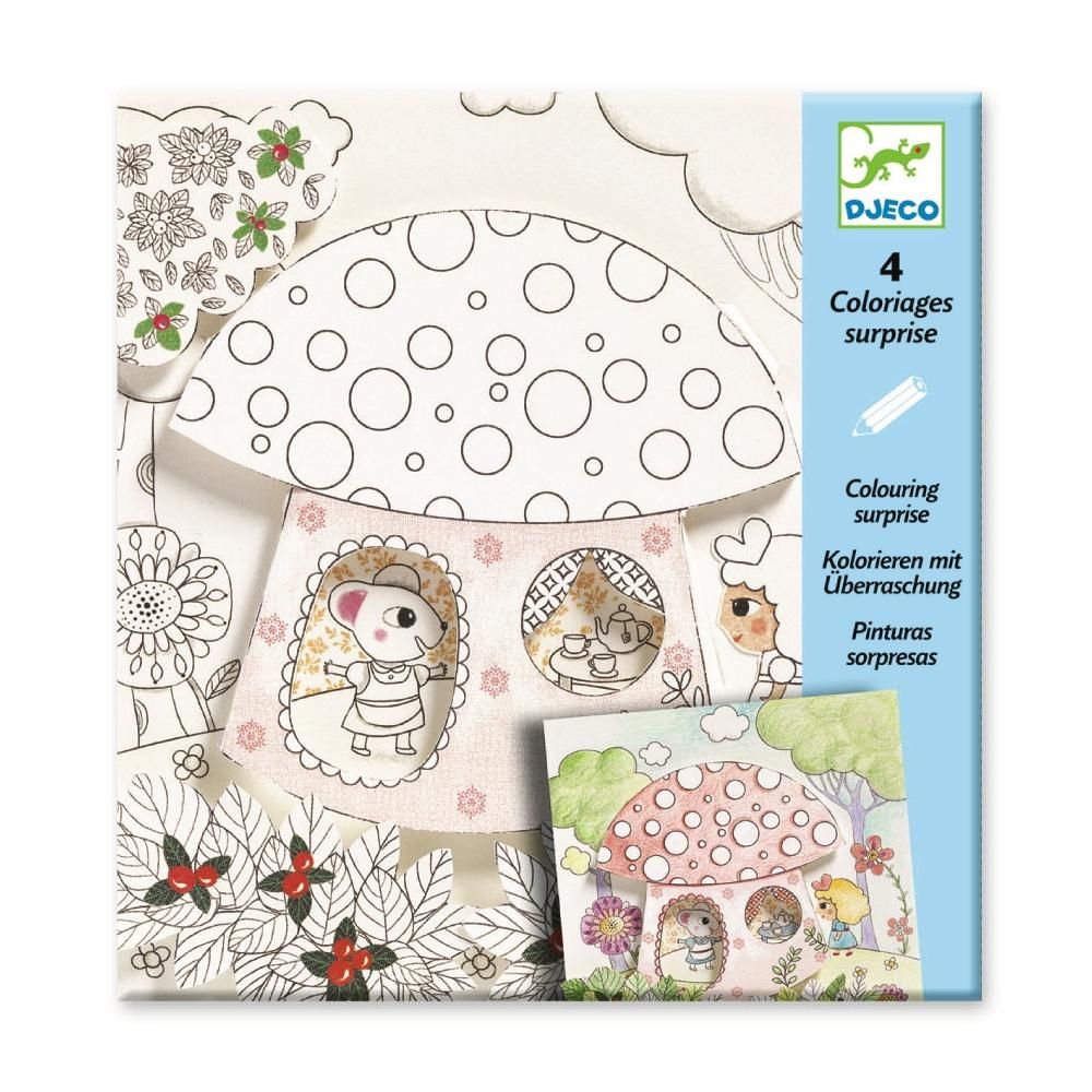 Djeco Thumbalina 3D színező