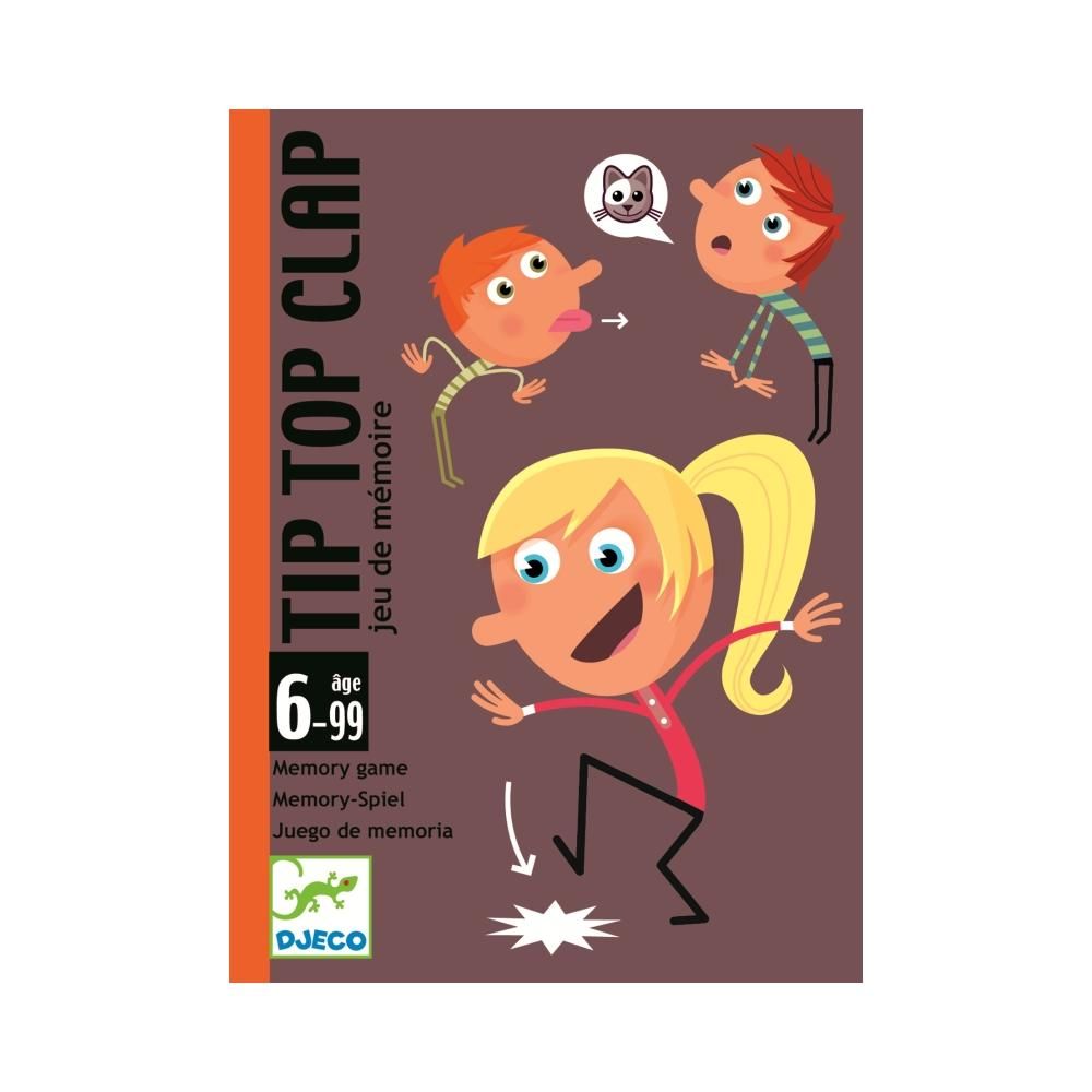 Djeco Tip Top Clap - Memóriafejlesztő kártyajáték