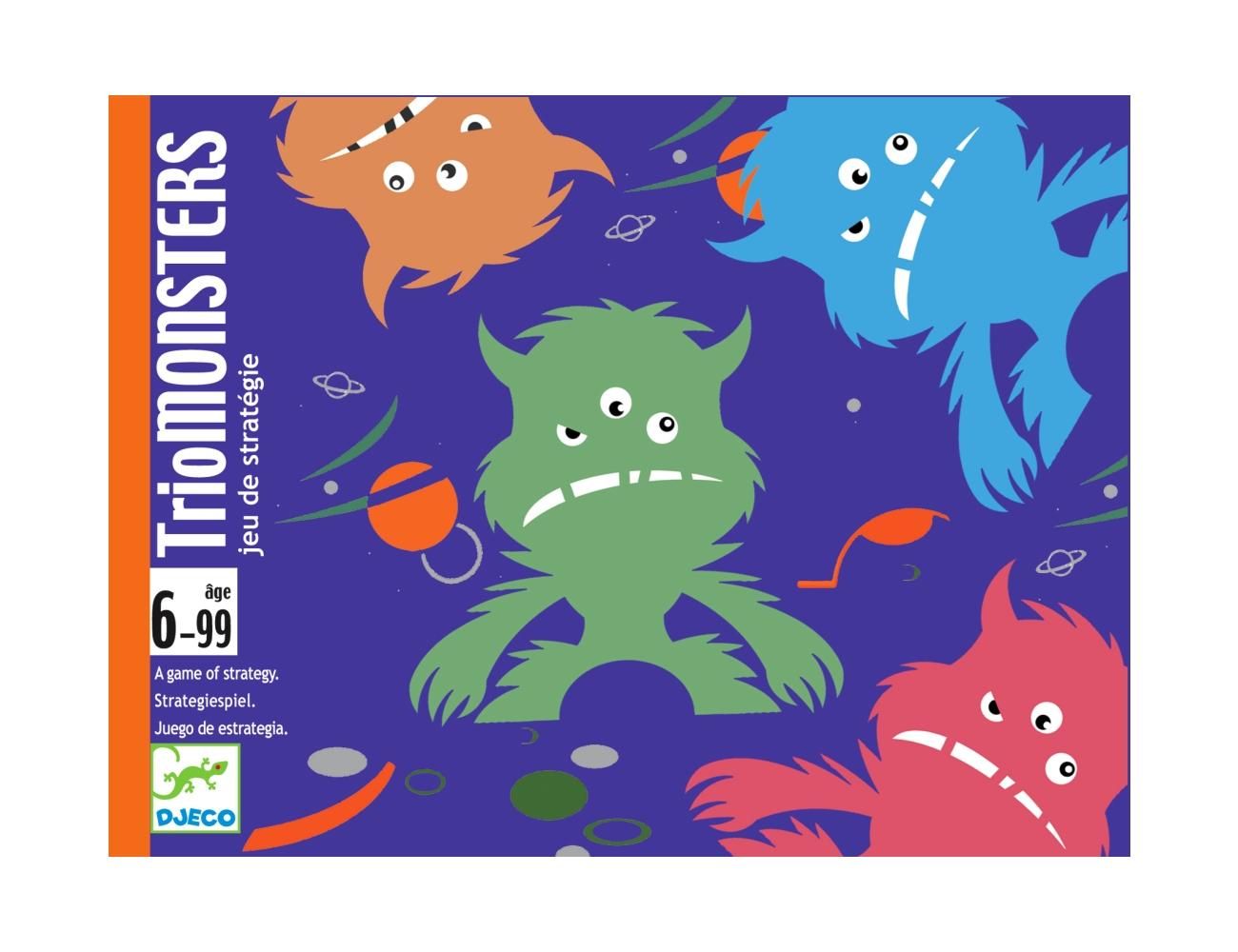 Djeco TrioMonster taktikai kártyajáték
