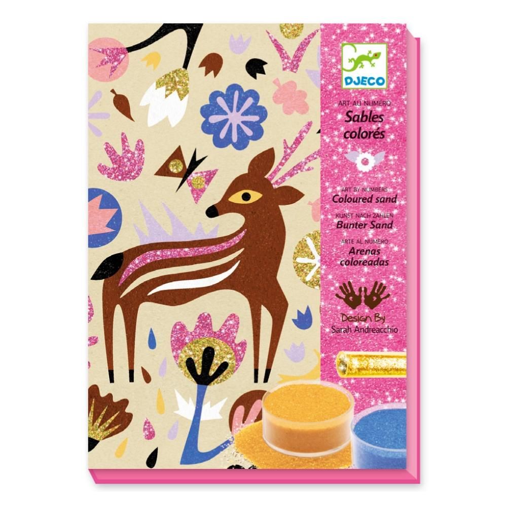 Djeco Woodland Wonderland - Homok- és csillámpor kép, Meseerdő