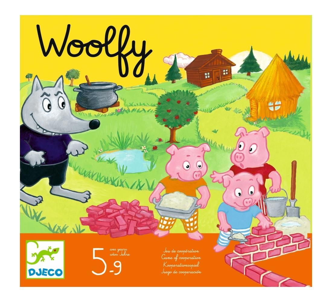 Djeco Woolfy - A három kismalac kooperatív társasjáték
