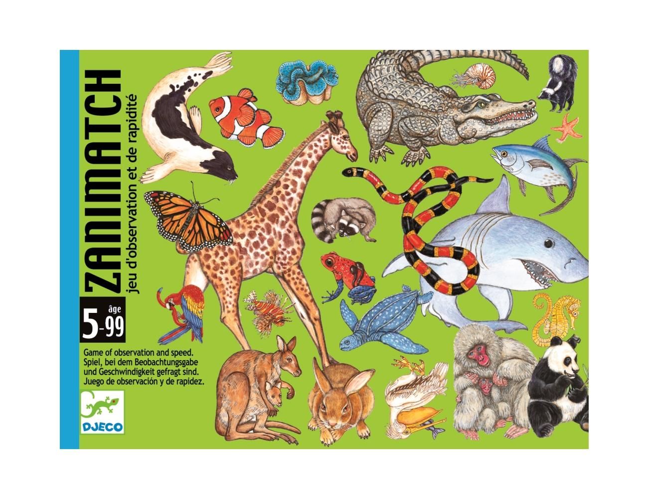 Djeco Zanimatch - Gyorsasági kártyajáték