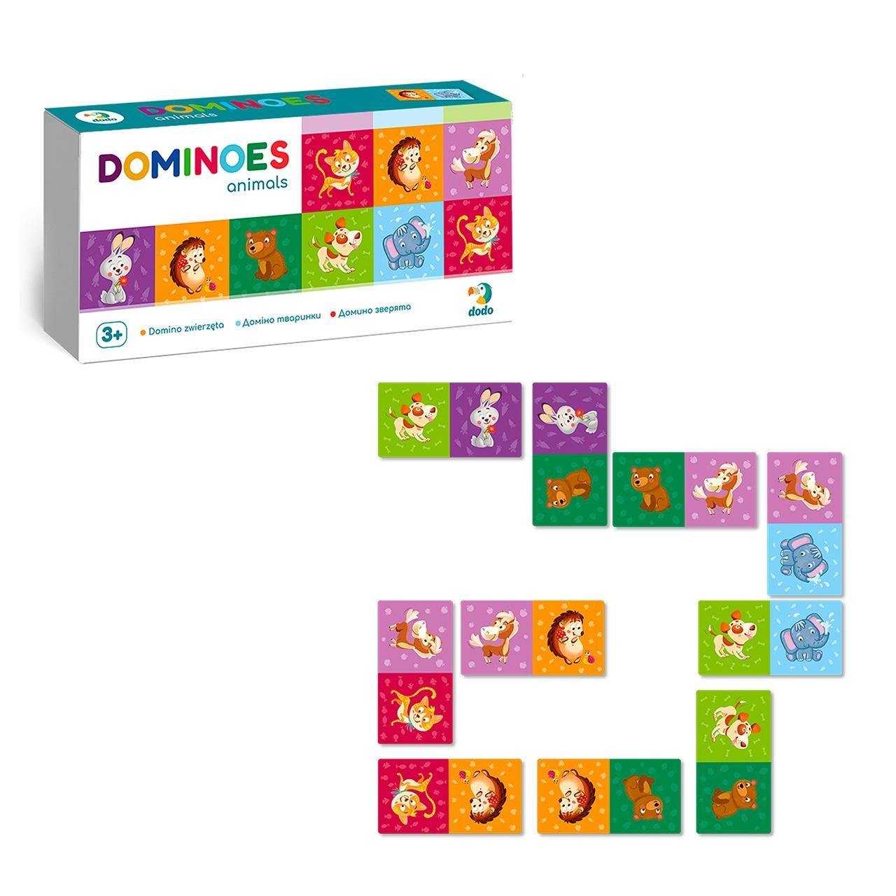 Dodo Domino - állatos, 28 db