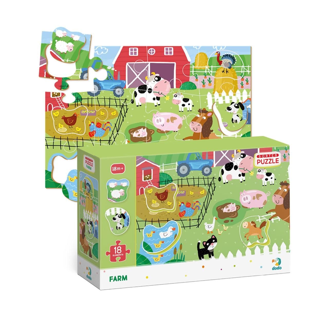 Dodo puzzle - Farm 18 db