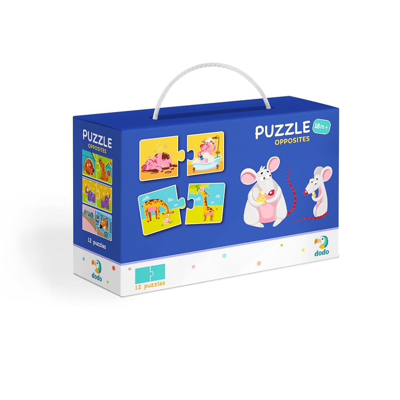 Dodo puzzle duo - Ellentétek 12x2 db