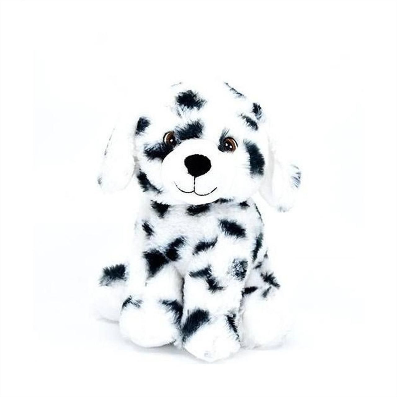 Eco plüss kutya, ülő, Dalmata 20 cm