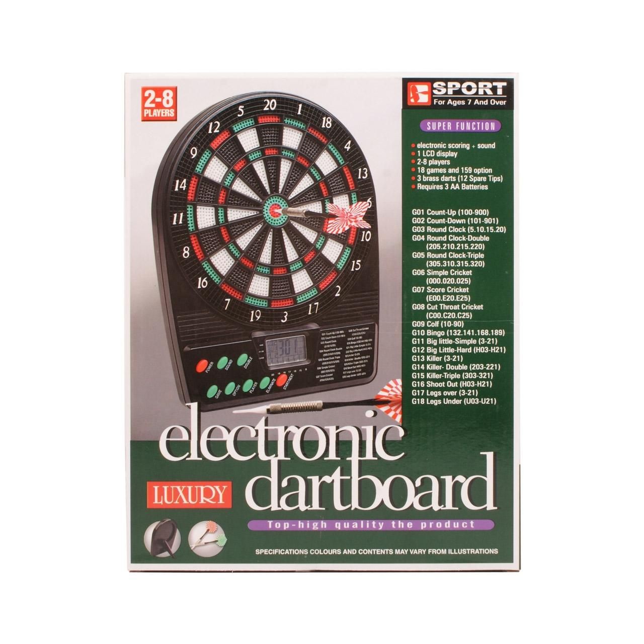 Elektromos mini darts készlet, 26 cm