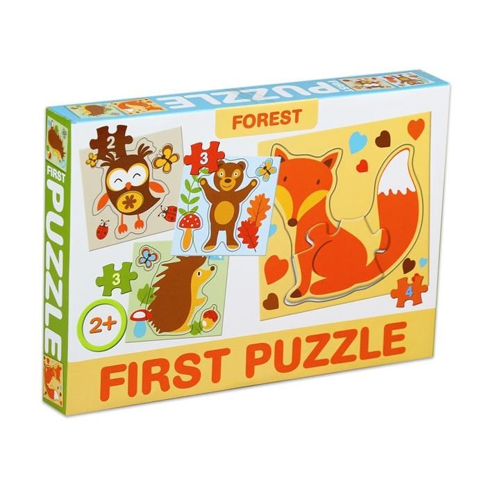 Első puzzle - erdei állatok