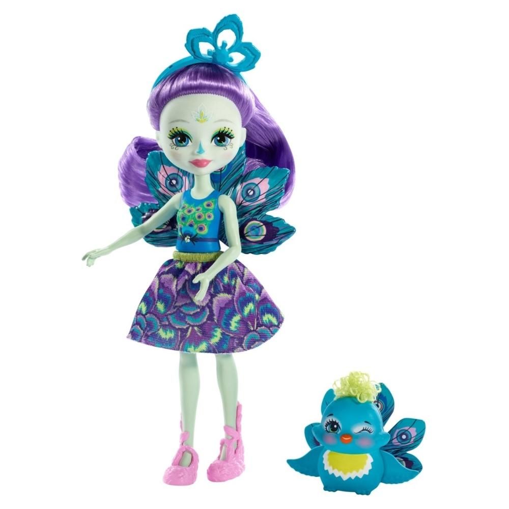 Enchantimals Baba állatkával - Patter Peacock és Flap