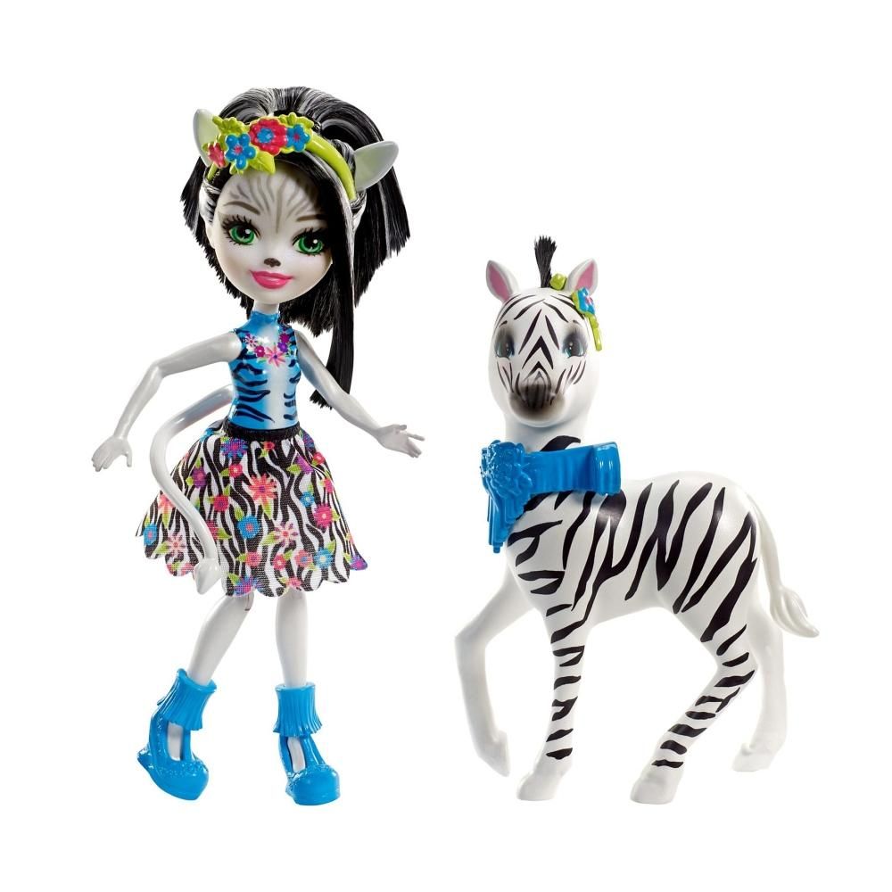 Enchantimals baba nagy állatkával - Zelena Zebra & Hoofette