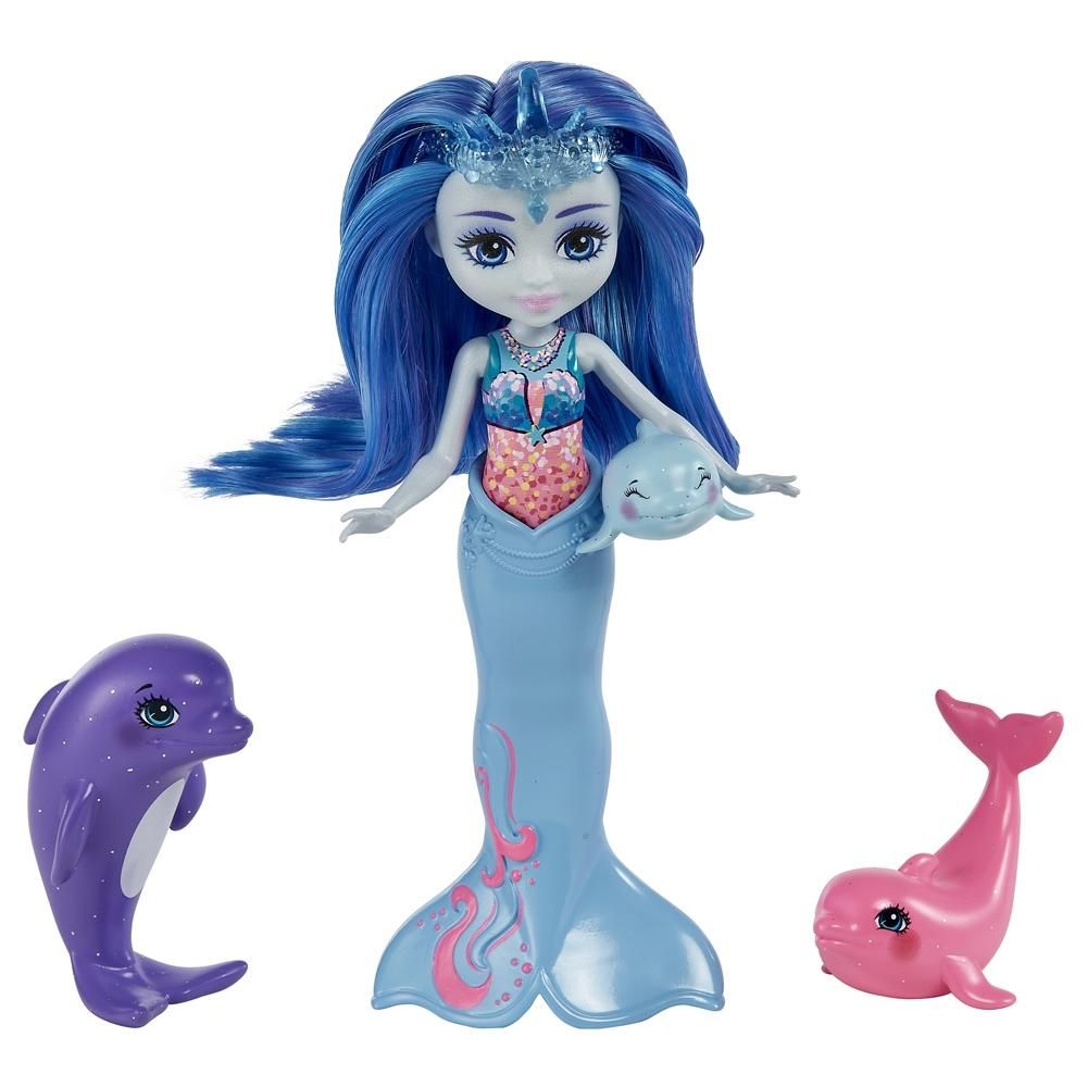 Enchantimals babák állatka családdal - Dorinda delfin (GJX43/HCF72)