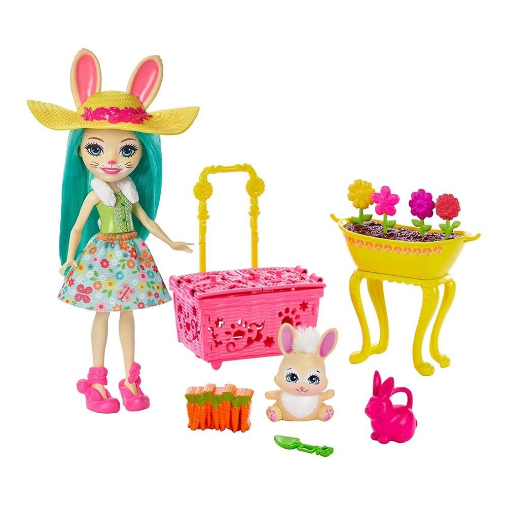 Enchantimals Bunny Bloom baba kiegészítőkkel