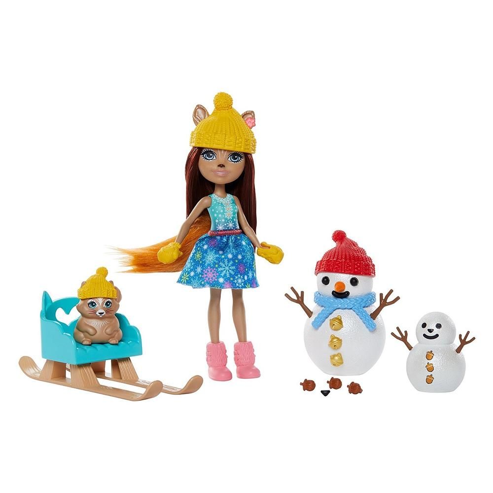 Enchantimals mesés történet játékszett - Hóemberes móka