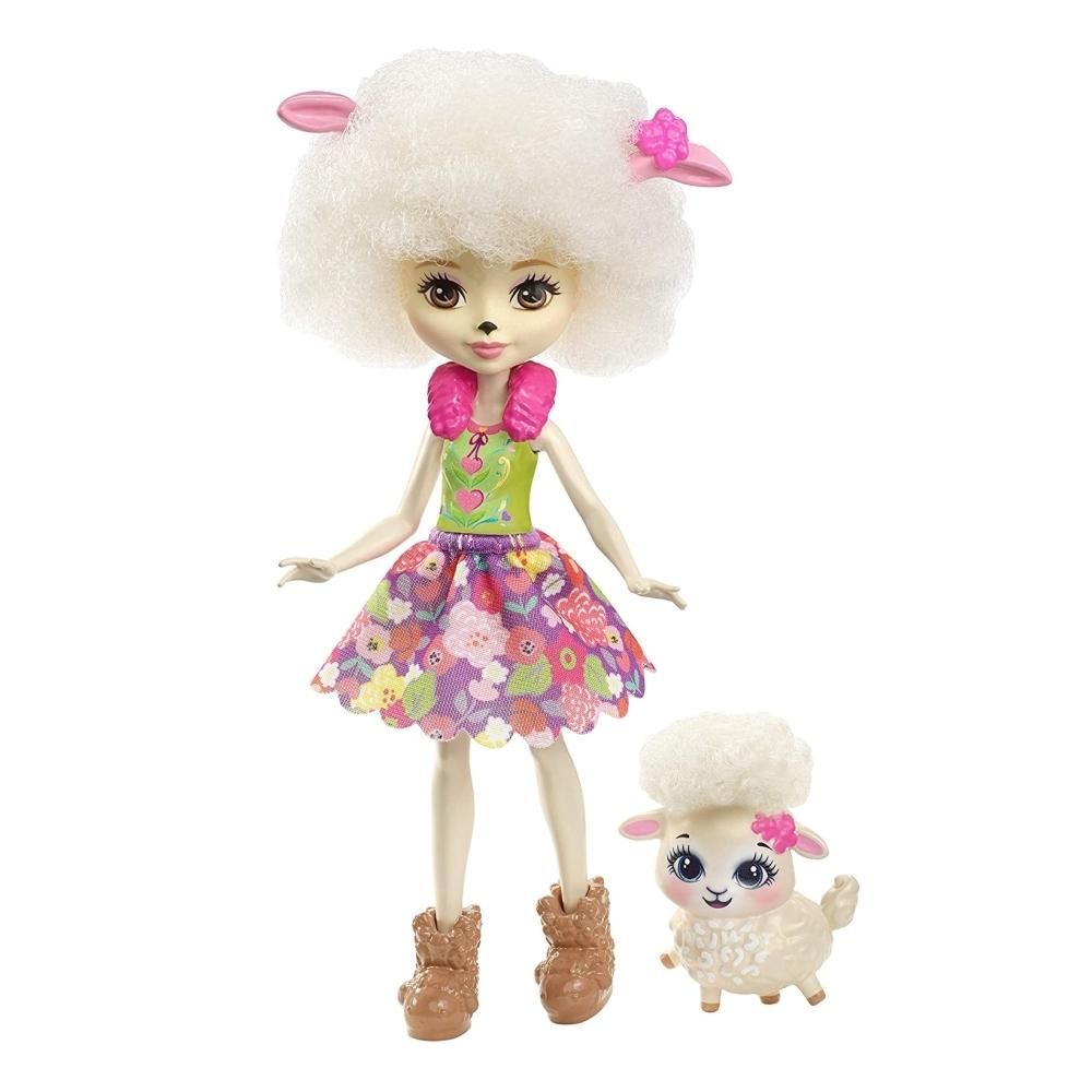 Enchantimals válogatás baba állatkával - Lorna Lamb és Flag