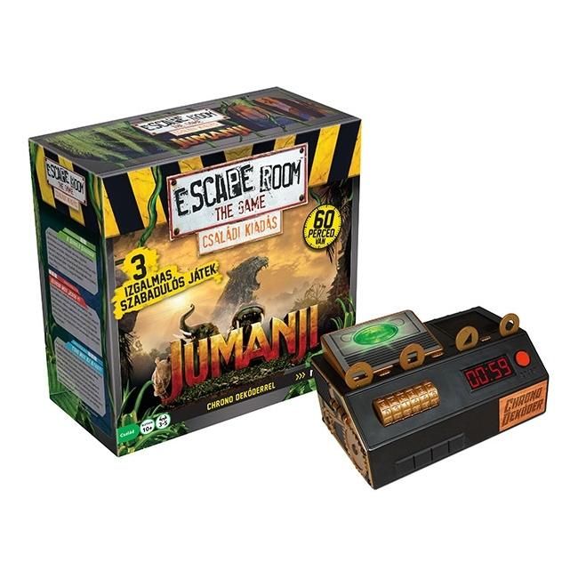 Escape Room Jumanji Szabadulószoba társasjáték (3 játék)