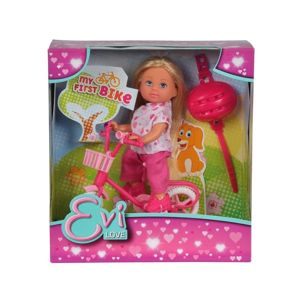Evi Love Evi baba rózsaszín kerékpárral