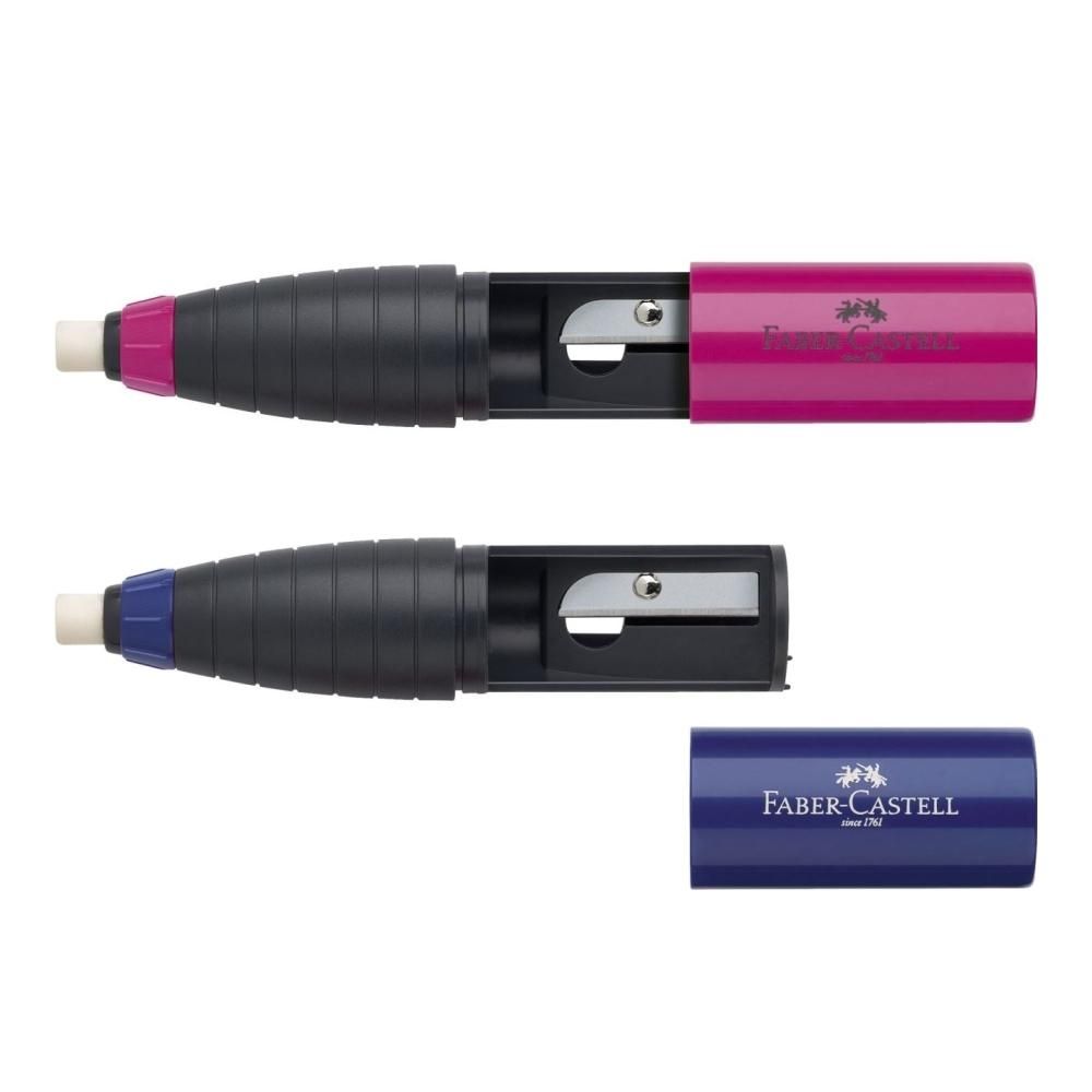 Faber-Castell Hegyező és radír egyben (2 színben)