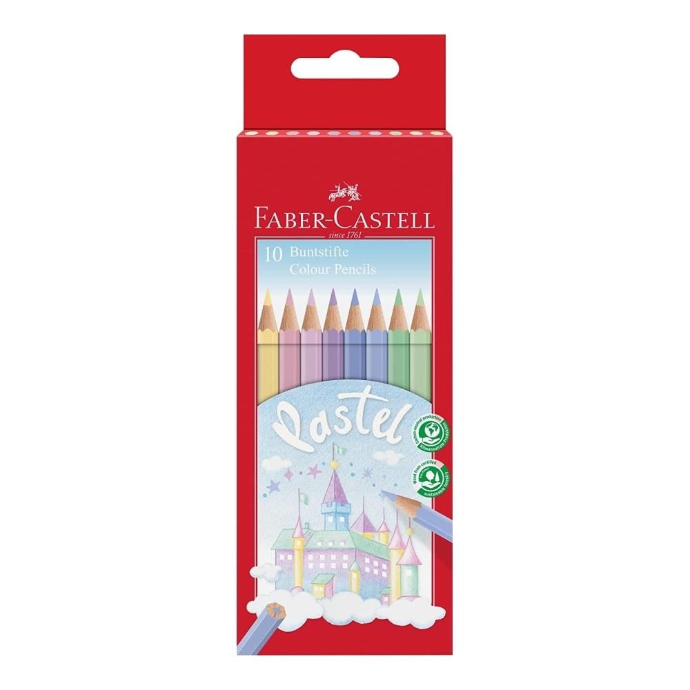 Faber-Castell Pasztell színesceruza szett, 10 db-os