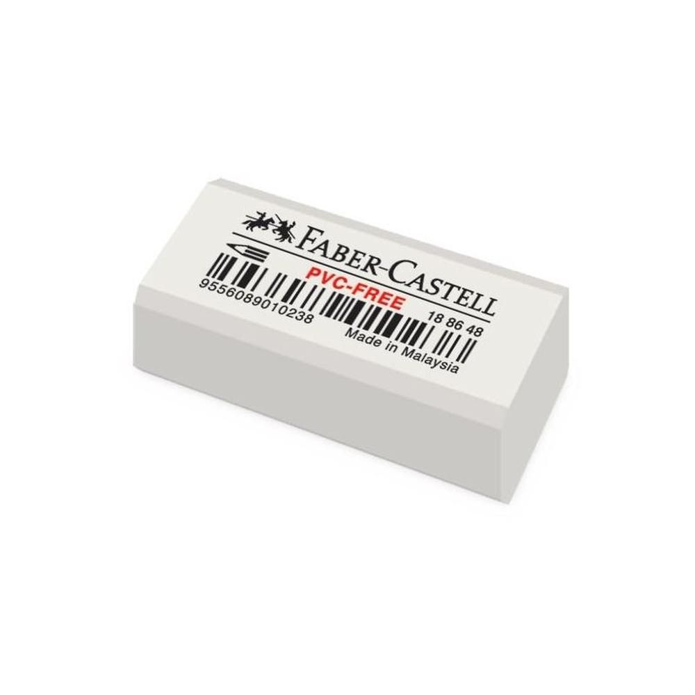 Faber-Castell PVC mentes radír celofánvédővel